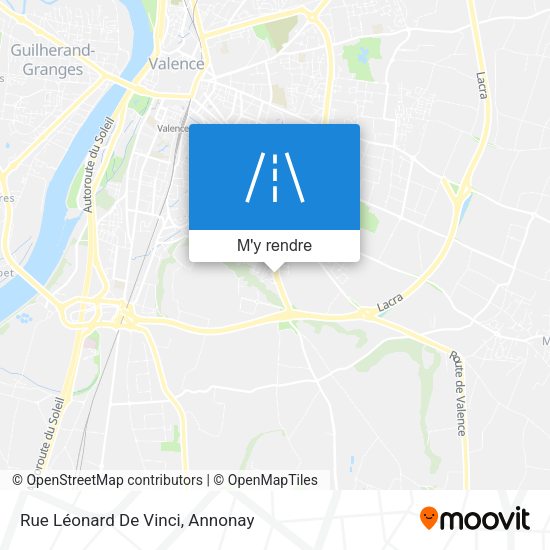 Rue Léonard De Vinci plan