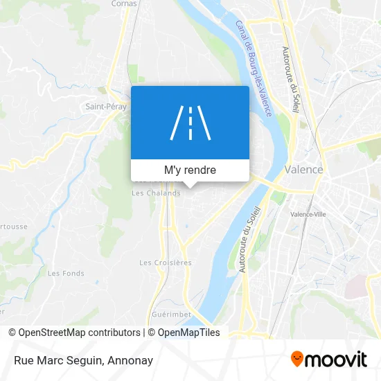 Rue Marc Seguin plan