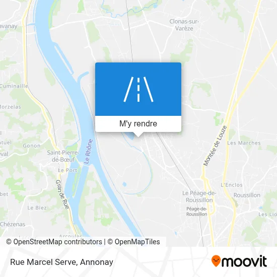 Rue Marcel Serve plan