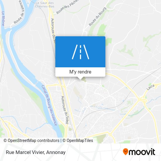 Rue Marcel Vivier plan