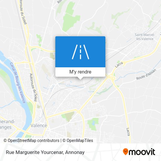 Rue Marguerite Yourcenar plan