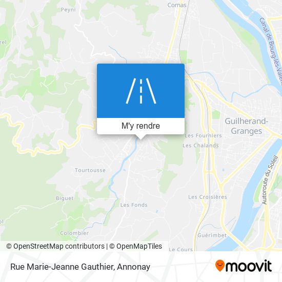 Rue Marie-Jeanne Gauthier plan
