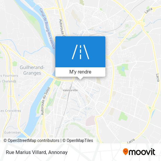 Rue Marius Villard plan