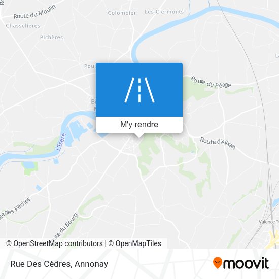 Rue Des Cèdres plan