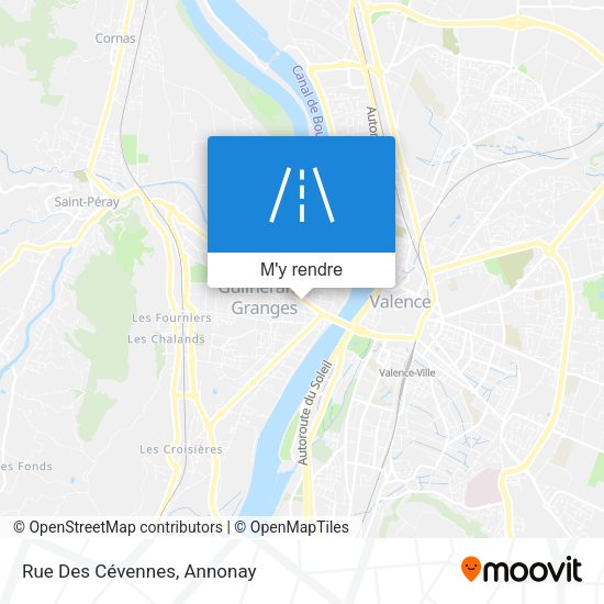 Rue Des Cévennes plan