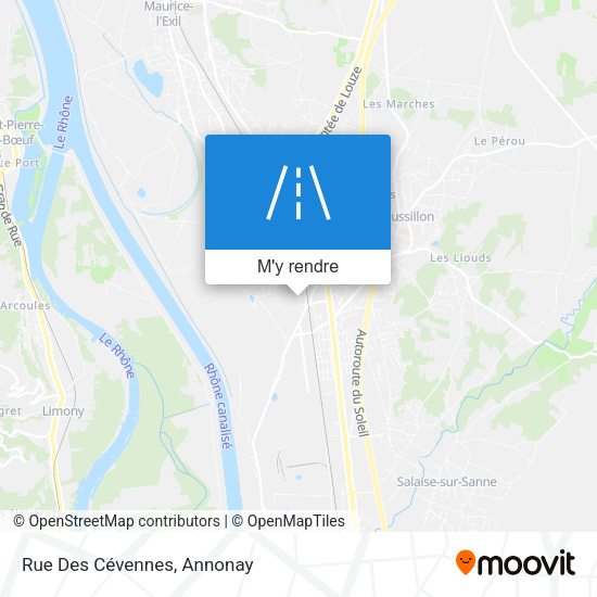 Rue Des Cévennes plan