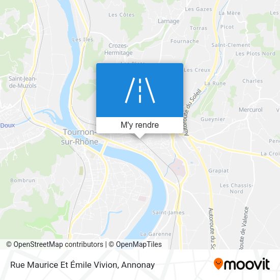 Rue Maurice Et Émile Vivion plan