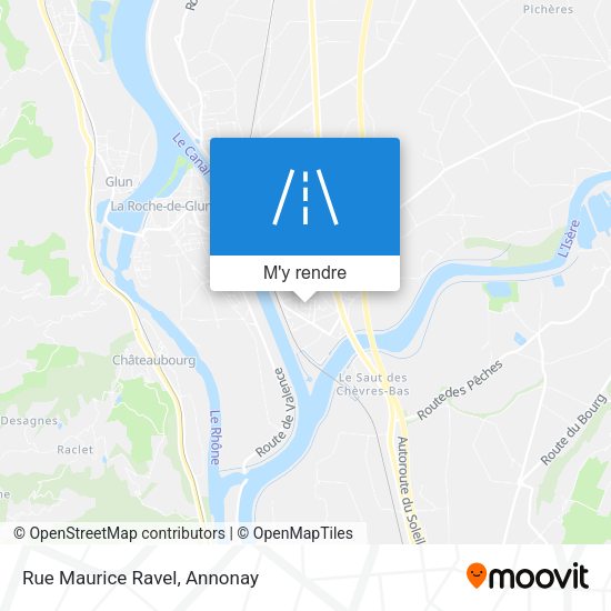 Rue Maurice Ravel plan