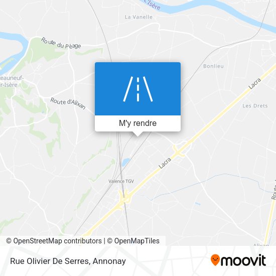Rue Olivier De Serres plan