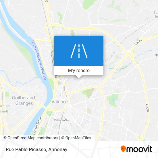 Rue Pablo Picasso plan