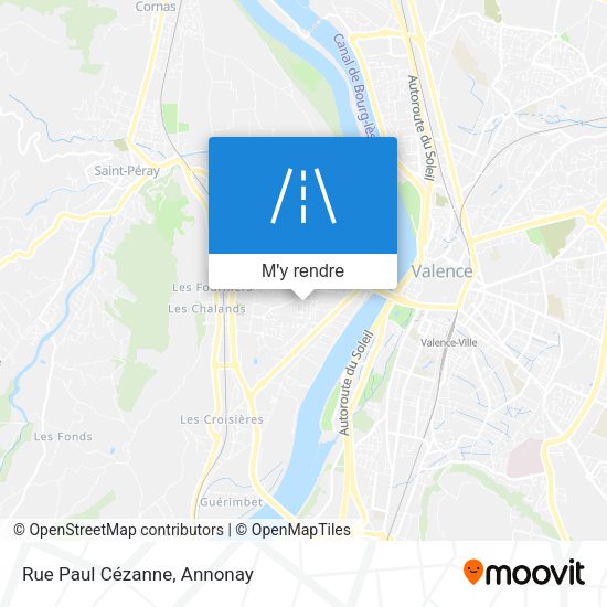 Rue Paul Cézanne plan