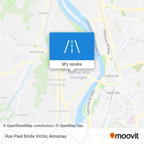 Rue Paul Emile Victor plan