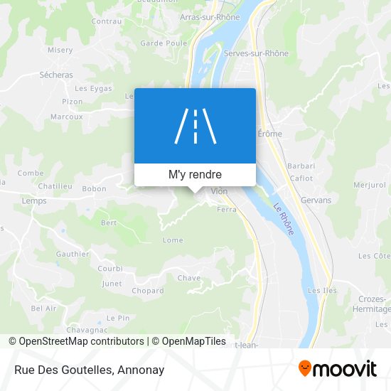 Rue Des Goutelles plan