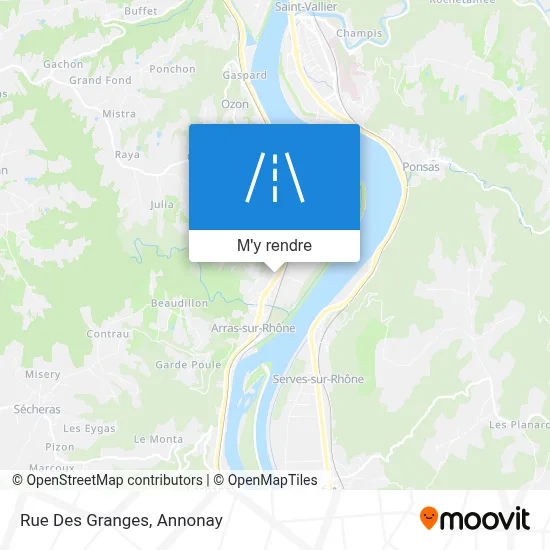 Rue Des Granges plan