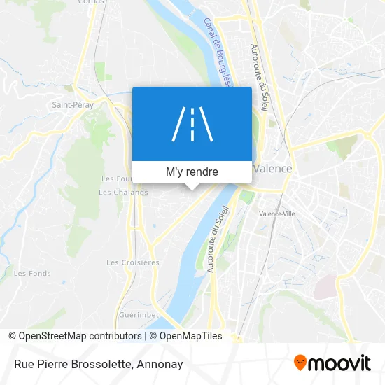 Rue Pierre Brossolette plan