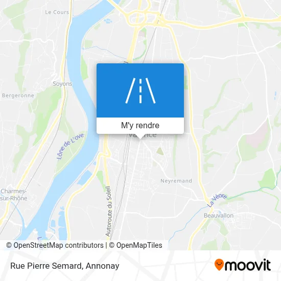 Rue Pierre Semard plan