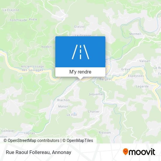 Rue Raoul Follereau plan