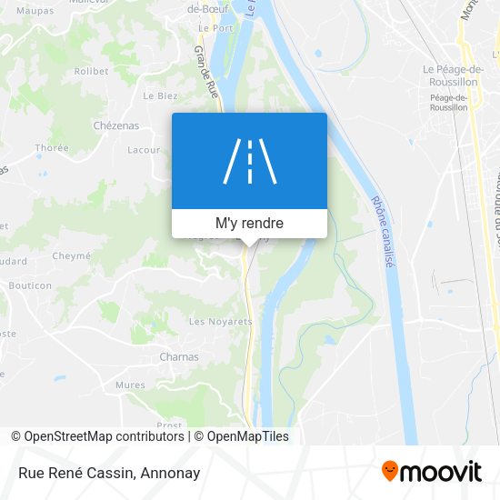 Rue René Cassin plan