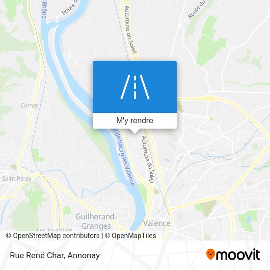 Rue René Char plan