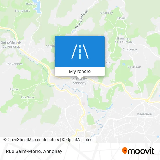 Rue Saint-Pierre plan