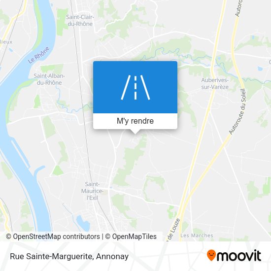 Rue Sainte-Marguerite plan