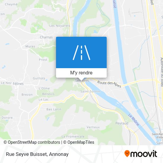 Rue Seyve Buisset plan