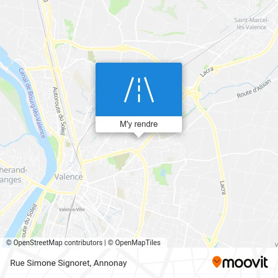 Rue Simone Signoret plan