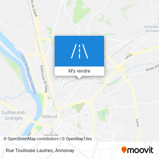 Rue Toulouse Lautrec plan