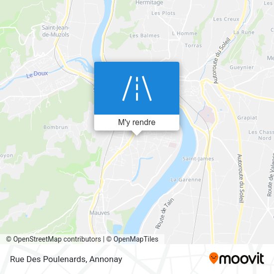 Rue Des Poulenards plan