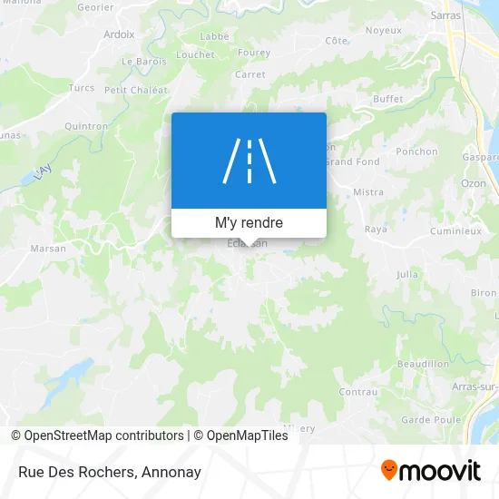 Rue Des Rochers plan