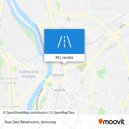 Rue Des Réservoirs plan