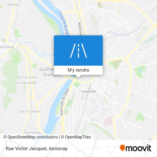 Rue Victor Jacquet plan