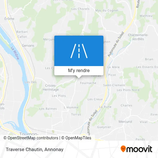 Traverse Chautin plan
