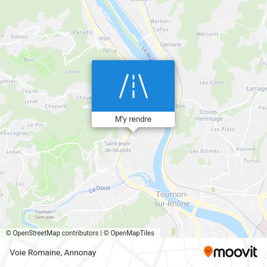 Voie Romaine plan