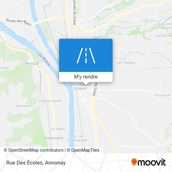 Rue Des Écoles plan