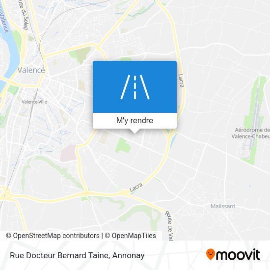 Rue Docteur Bernard Taine plan