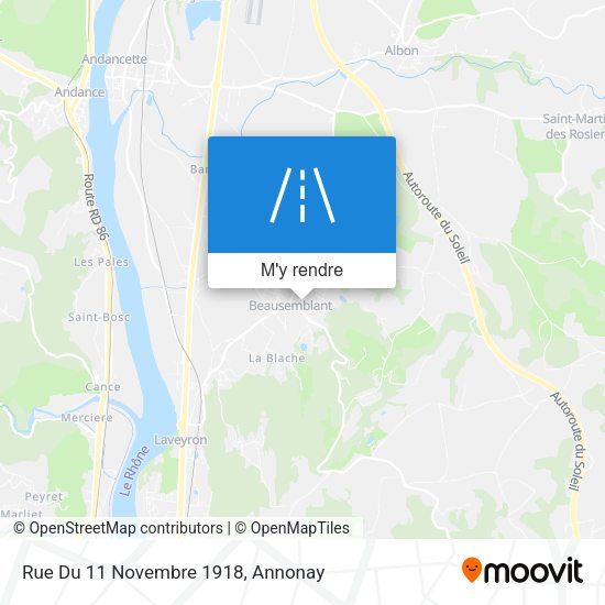 Rue Du 11 Novembre 1918 plan