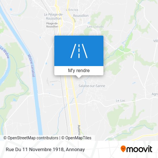 Rue Du 11 Novembre 1918 plan