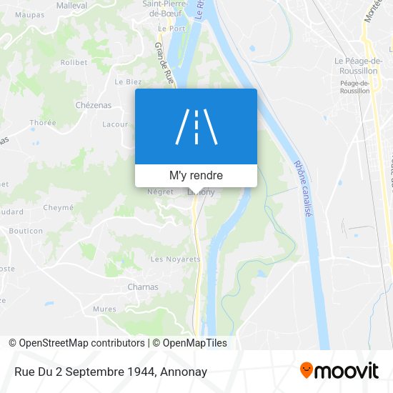 Rue Du 2 Septembre 1944 plan