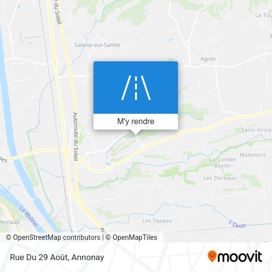 Rue Du 29 Août plan