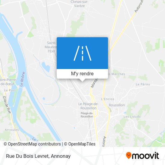 Rue Du Bois Levret plan