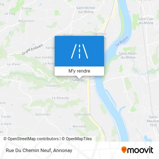 Rue Du Chemin Neuf plan