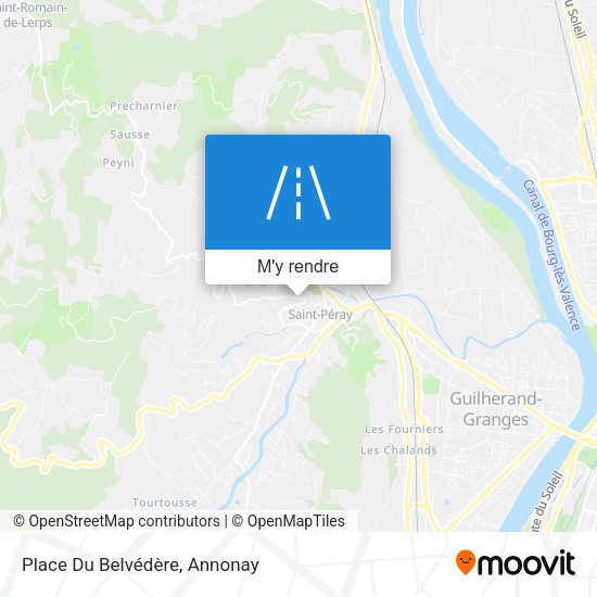 Place Du Belvédère plan