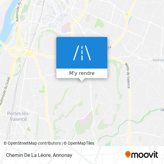 Chemin De La Léore plan