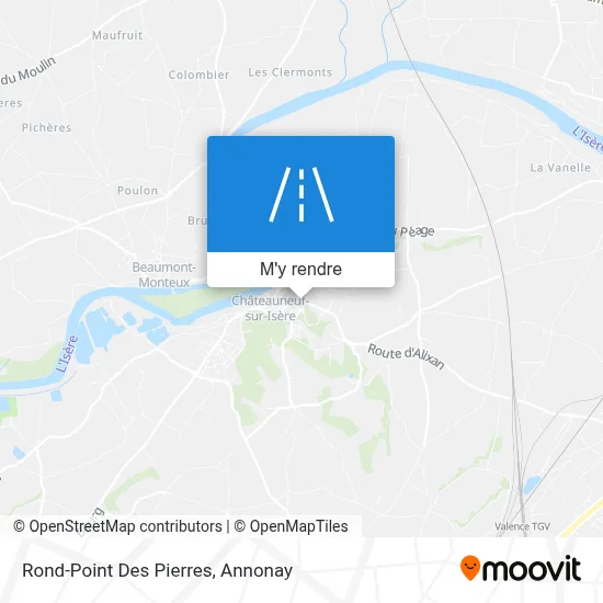 Rond-Point Des Pierres plan