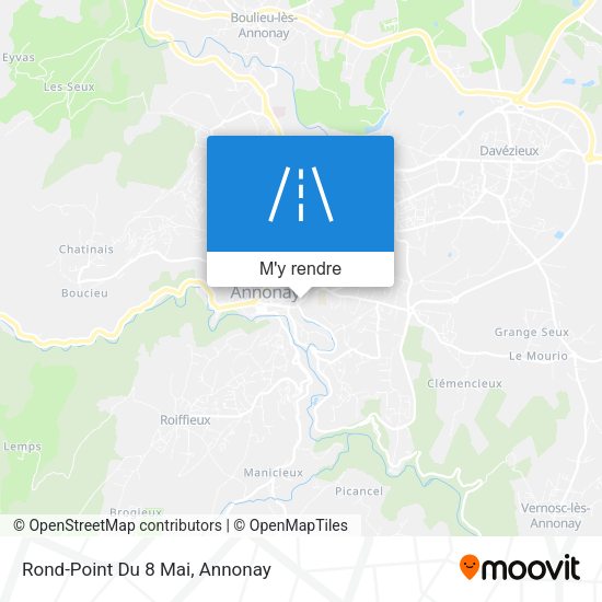 Rond-Point Du 8 Mai plan
