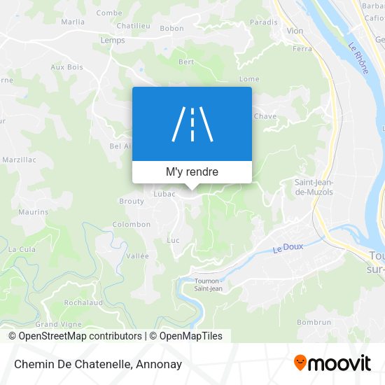 Chemin De Chatenelle plan