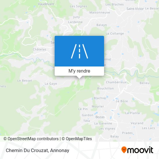Chemin Du Crouzat plan