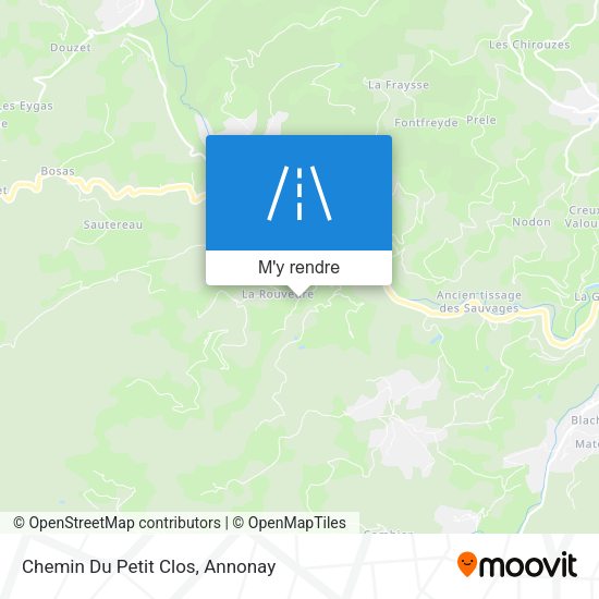 Chemin Du Petit Clos plan