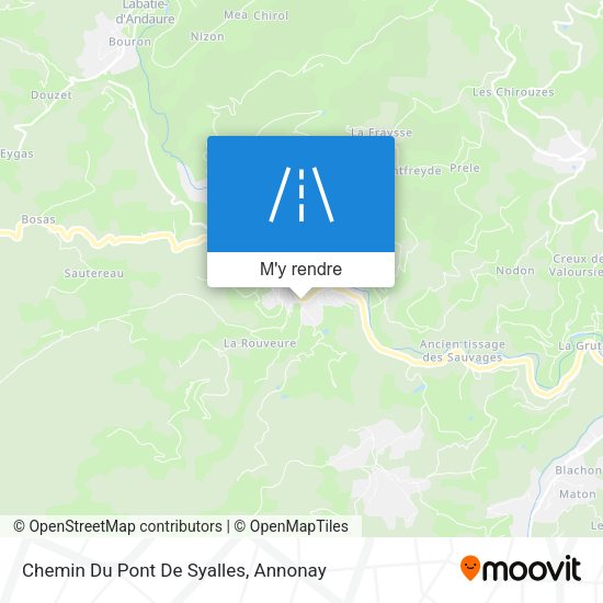 Chemin Du Pont De Syalles plan